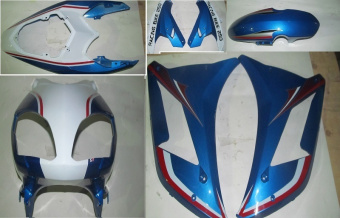 Накладки комплект MOTRAC 250CC синий
