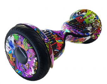 Гироскутер Smart Balance  10,5" (+ mobile app) Граффити фиолетовый